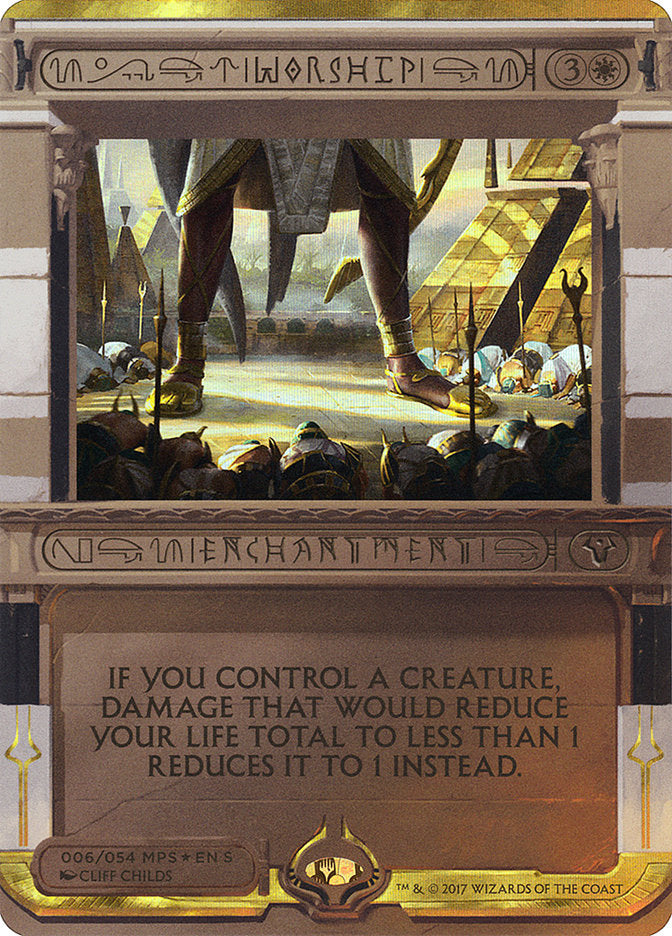 Worship (Invocation) [Amonkhet Invocations] MTG Single Magic: The Gathering | Red Claw Gaming