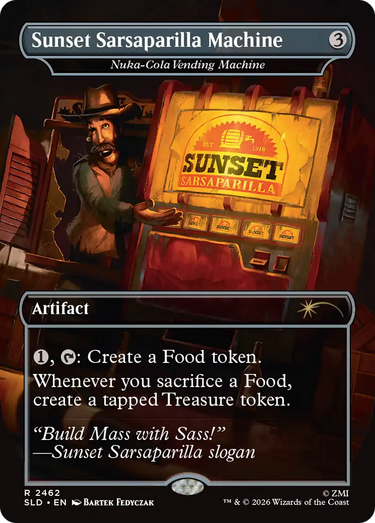 Sunset Sarsaparilla Machine - Nuka-Cola Vending Machine [Secret Lair Drop Series] MTG Single Magic: The Gathering | Red Claw Gaming