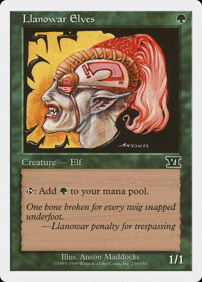 Llanowar Elves [Classic Sixth Edition] MTG Single Magic: The Gathering | Red Claw Gaming