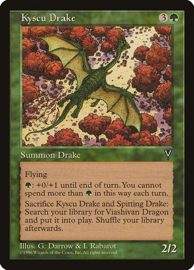 Kyscu Drake [Visions] MTG Single Magic: The Gathering | Red Claw Gaming