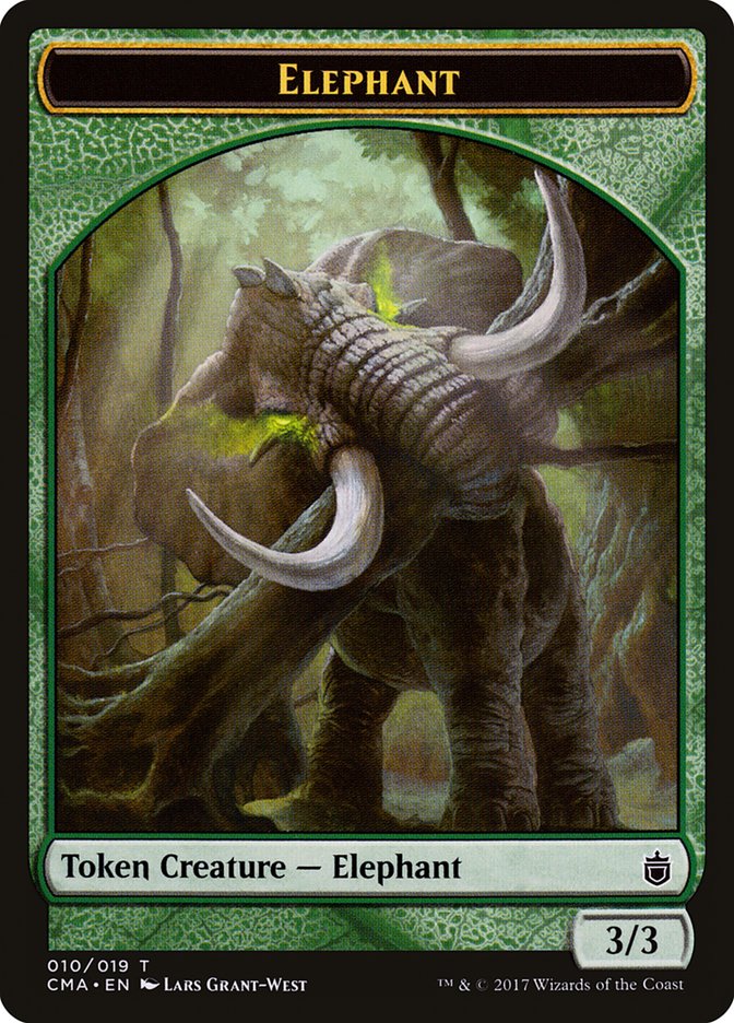 Elephant Token [Commander Anthology Tokens] MTG Single Magic: The Gathering | Red Claw Gaming