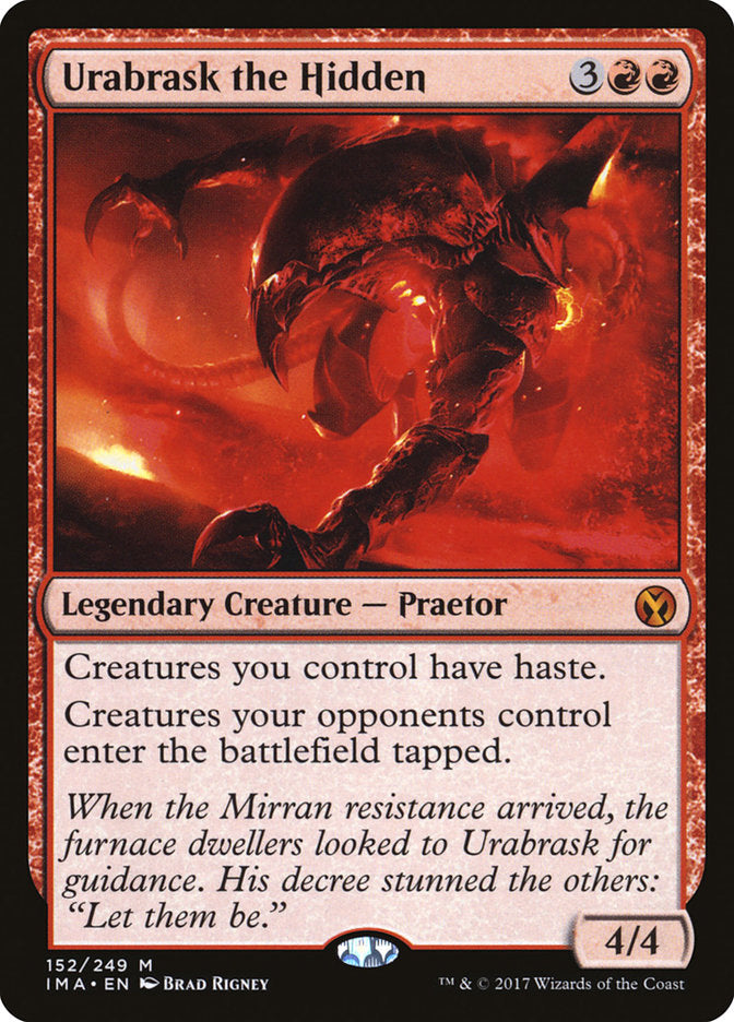 Urabrask the Hidden [Iconic Masters] MTG Single Magic: The Gathering | Red Claw Gaming