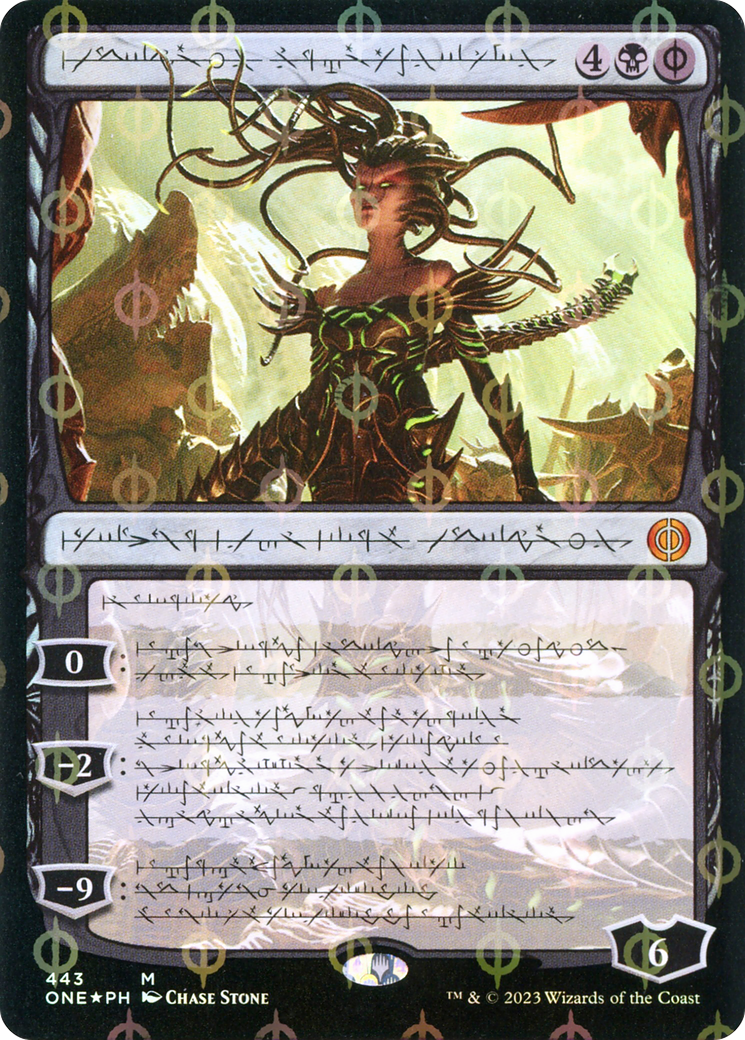Vraska, Betrayal's Sting (Phyrexian Step-and-Compleat Foil) [Phyrexia: All Will Be One] MTG Single Magic: The Gathering | Red Claw Gaming
