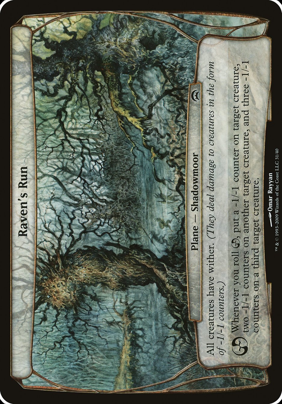 Raven's Run (Planes) [Planechase Planes] MTG Single Magic: The Gathering | Red Claw Gaming