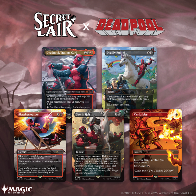 Secret Lair X Marvel: Deadpool Sealed Magic the Gathering Wizards of the Coast (Sealed) | Red Claw Gaming