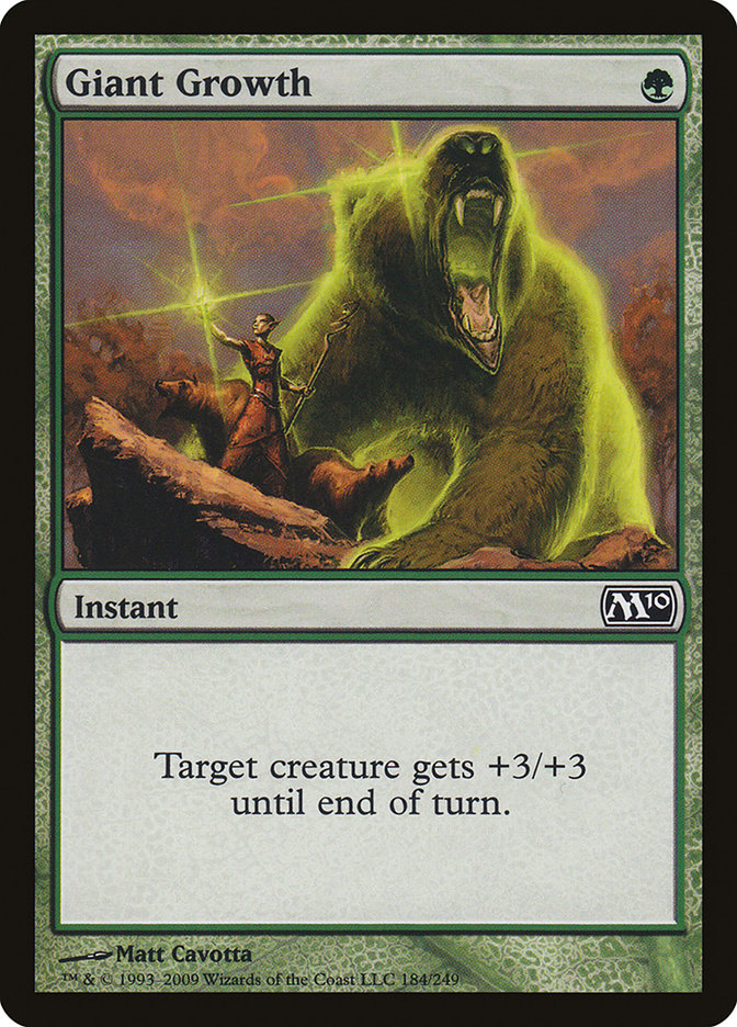 Giant Growth [Magic 2010] MTG Single Magic: The Gathering | Red Claw Gaming