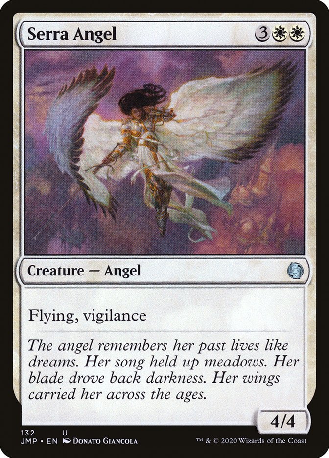 Serra Angel [Jumpstart] MTG Single Magic: The Gathering | Red Claw Gaming