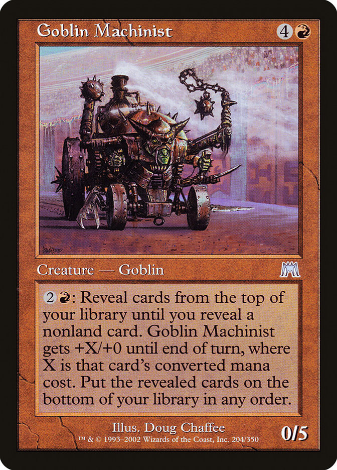 Goblin Machinist [Onslaught] MTG Single Magic: The Gathering | Red Claw Gaming
