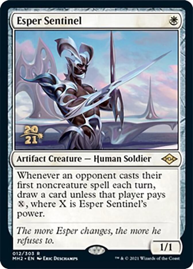 Esper Sentinel [Modern Horizons 2 Prerelease Promos] MTG Single Magic: The Gathering | Red Claw Gaming