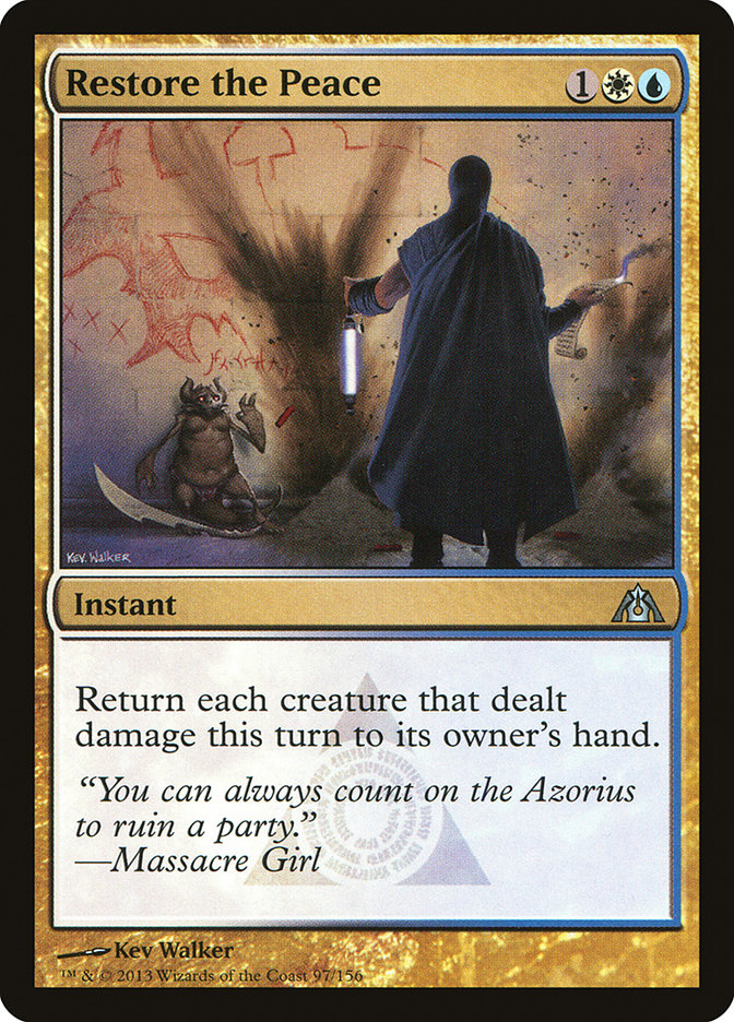 Restore the Peace [Dragon's Maze] MTG Single Magic: The Gathering | Red Claw Gaming