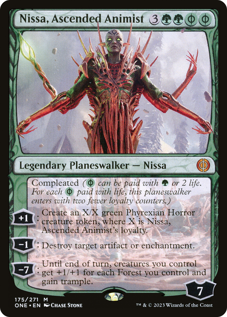 Nissa, Ascended Animist [Phyrexia: All Will Be One] MTG Single Magic: The Gathering | Red Claw Gaming