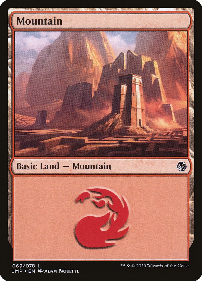 Mountain (69) [Jumpstart] MTG Single Magic: The Gathering | Red Claw Gaming