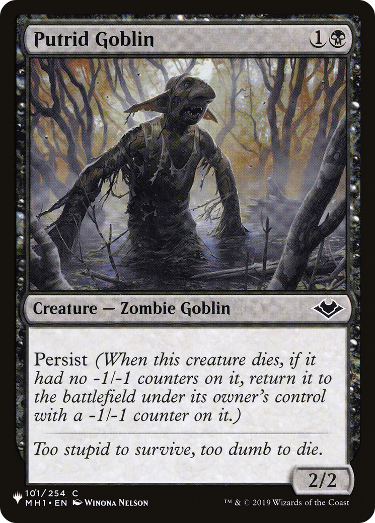 Putrid Goblin [The List] MTG Single Magic: The Gathering | Red Claw Gaming