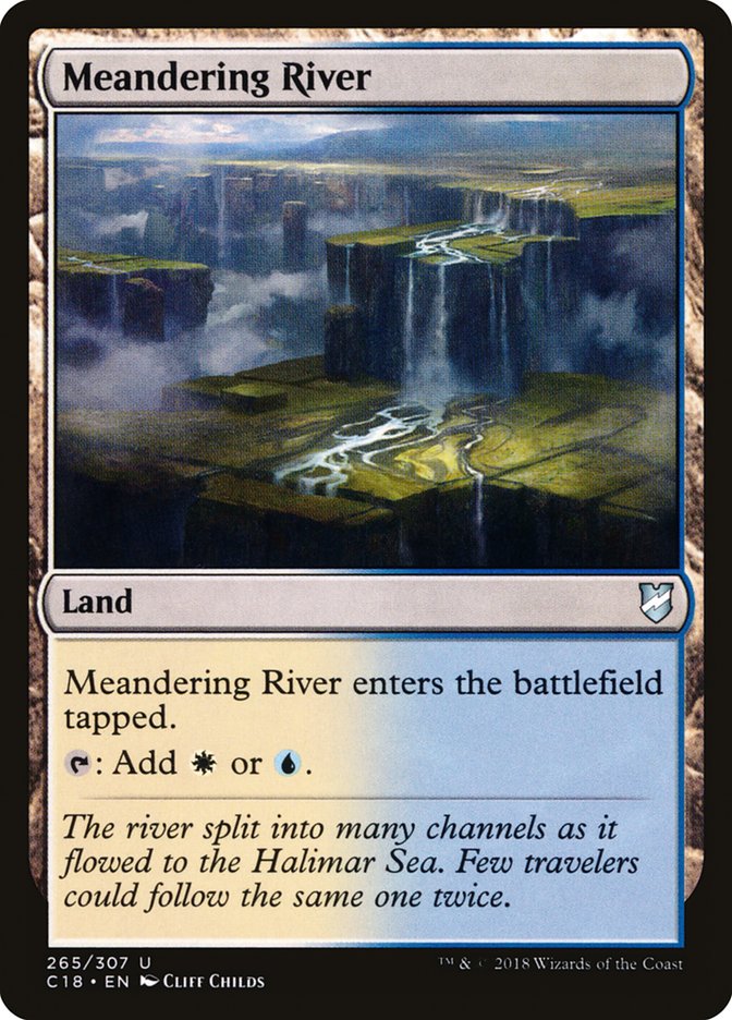 Meandering River [Commander 2018] MTG Single Magic: The Gathering | Red Claw Gaming