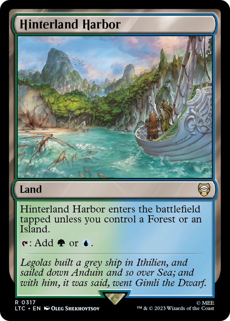 Hinterland Harbor [The Lord of the Rings: Tales of Middle-Earth Commander] MTG Single Magic: The Gathering | Red Claw Gaming