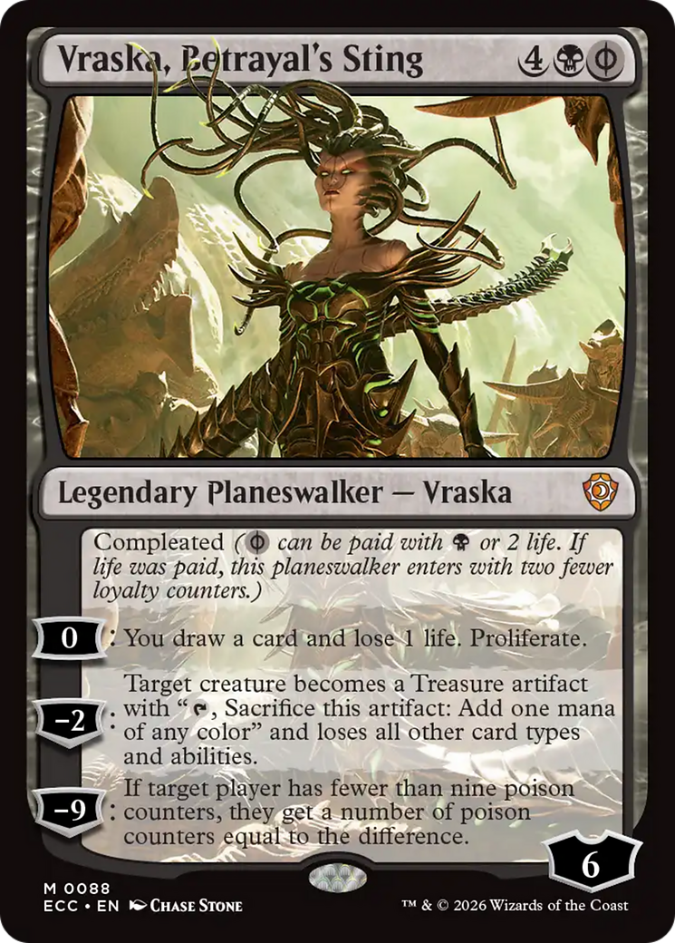 Vraska, Betrayal's Sting [Lorwyn Eclipsed Commander] MTG Single Magic: The Gathering | Red Claw Gaming