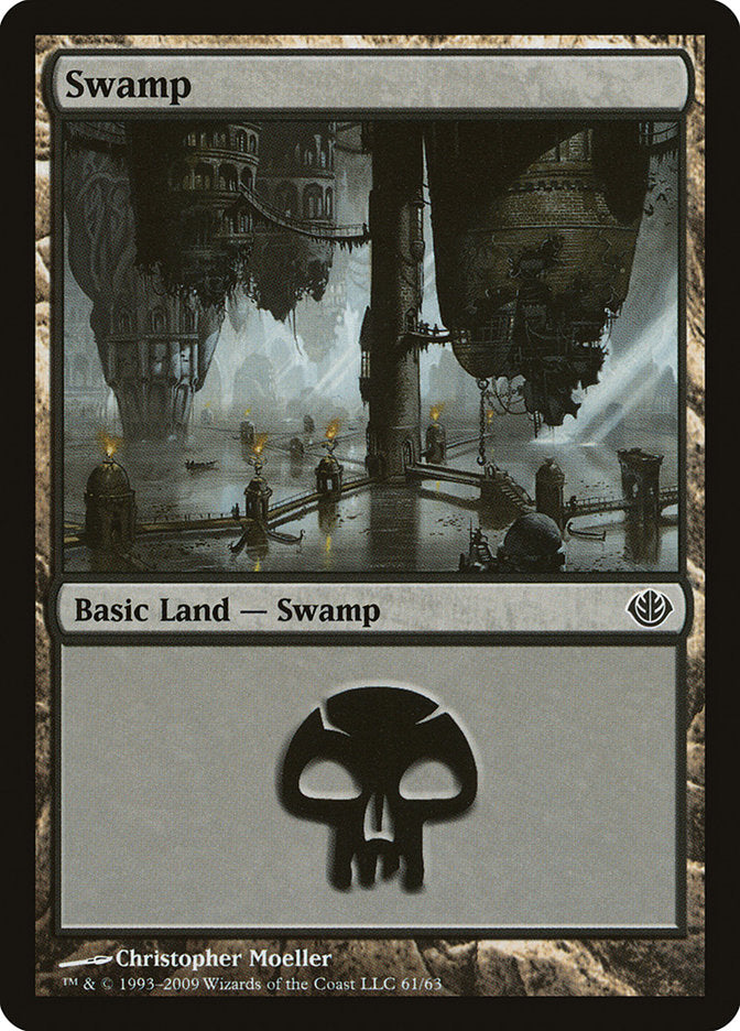 Swamp (61) [Duel Decks: Garruk vs. Liliana] MTG Single Magic: The Gathering | Red Claw Gaming