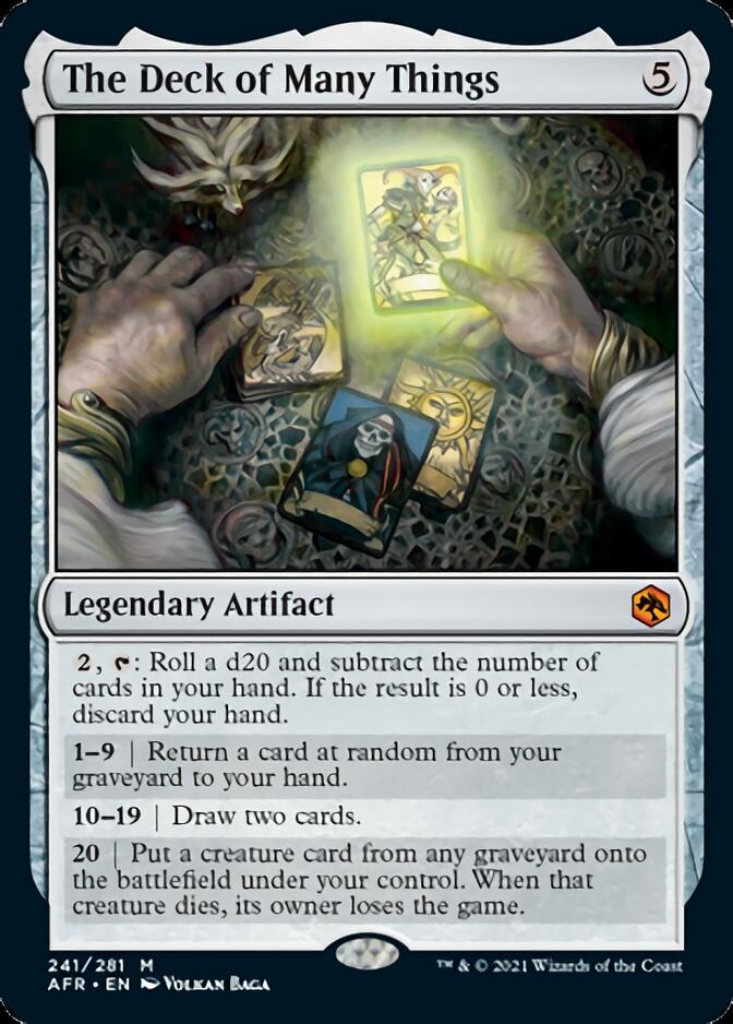 The Deck of Many Things [Dungeons & Dragons: Adventures in the Forgotten Realms] MTG Single Magic: The Gathering | Red Claw Gaming