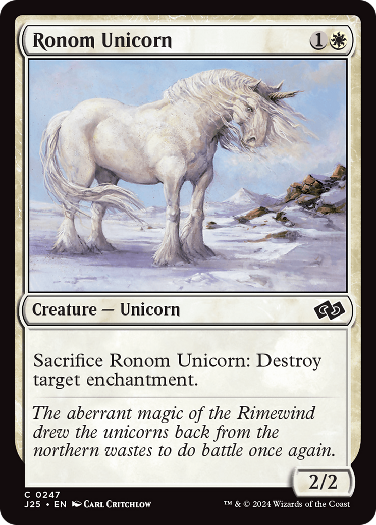 Ronom Unicorn [Foundations Jumpstart] MTG Single Magic: The Gathering | Red Claw Gaming