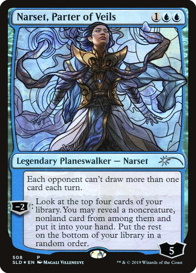 Narset, Parter of Veils (Stained Glass) [Secret Lair Drop Promos] MTG Single Magic: The Gathering | Red Claw Gaming