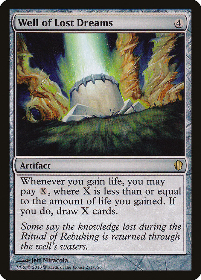 Well of Lost Dreams [Commander 2013] MTG Single Magic: The Gathering | Red Claw Gaming