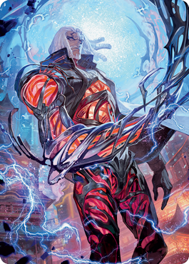 Tezzeret, Betrayer of Flesh Art Card [Kamigawa: Neon Dynasty Art Series] MTG Single Magic: The Gathering | Red Claw Gaming