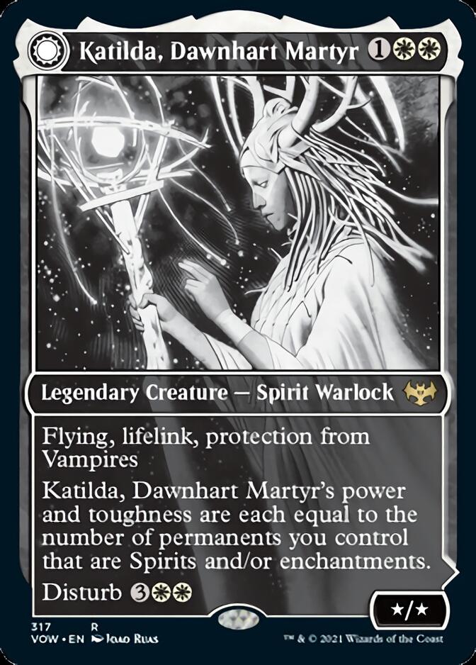 Katilda, Dawnhart Martyr // Katilda's Rising Dawn (Showcase Eternal Night) [Innistrad: Crimson Vow] MTG Single Magic: The Gathering | Red Claw Gaming