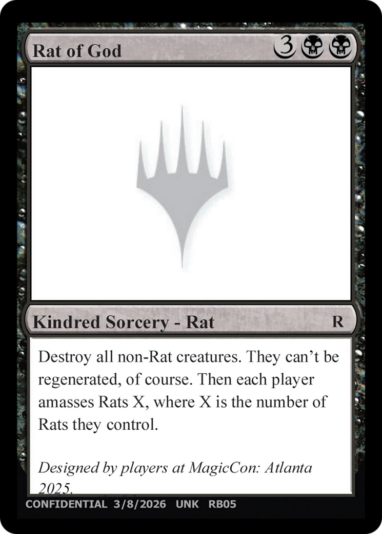 Rat of God [Unknown Event] | Red Claw Gaming