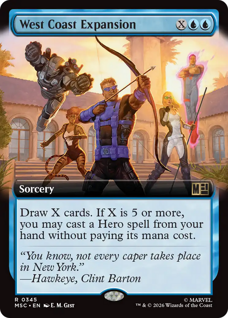 West Coast Expansion (Extended Art) [Marvel Super Heroes Commander] | Red Claw Gaming