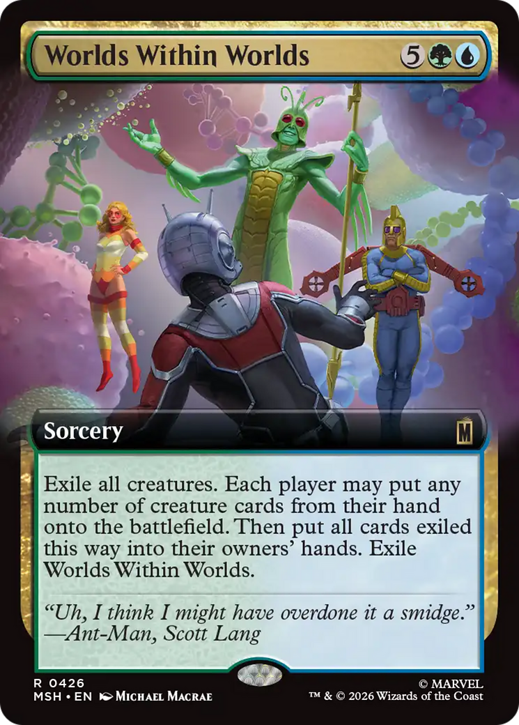 Worlds Within Worlds (Extended Art) [Marvel Super Heroes] MTG Single Magic: The Gathering | Red Claw Gaming