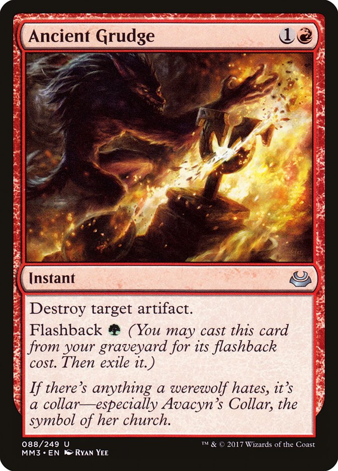 Ancient Grudge [Modern Masters 2017] MTG Single Magic: The Gathering | Red Claw Gaming