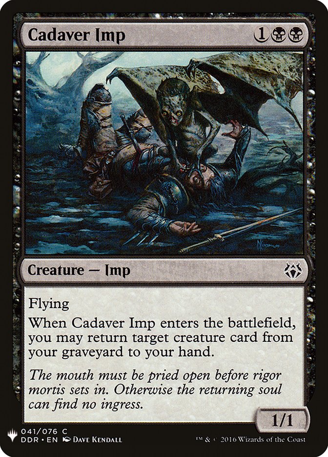 Cadaver Imp [Mystery Booster] MTG Single Magic: The Gathering | Red Claw Gaming