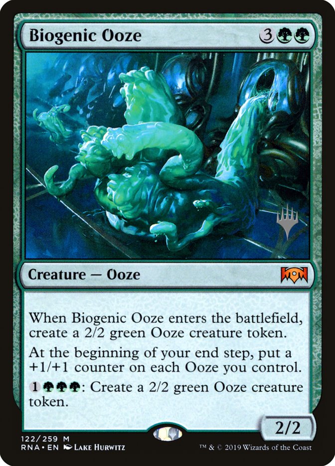 Biogenic Ooze (Promo Pack) [Ravnica Allegiance Promos] MTG Single Magic: The Gathering | Red Claw Gaming