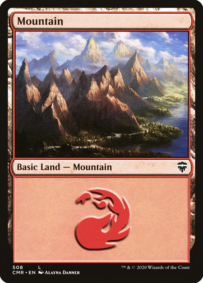 Mountain (508) [Commander Legends] MTG Single Magic: The Gathering | Red Claw Gaming