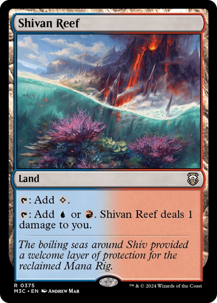 Shivan Reef [Modern Horizons 3 Commander] MTG Single Magic: The Gathering | Red Claw Gaming