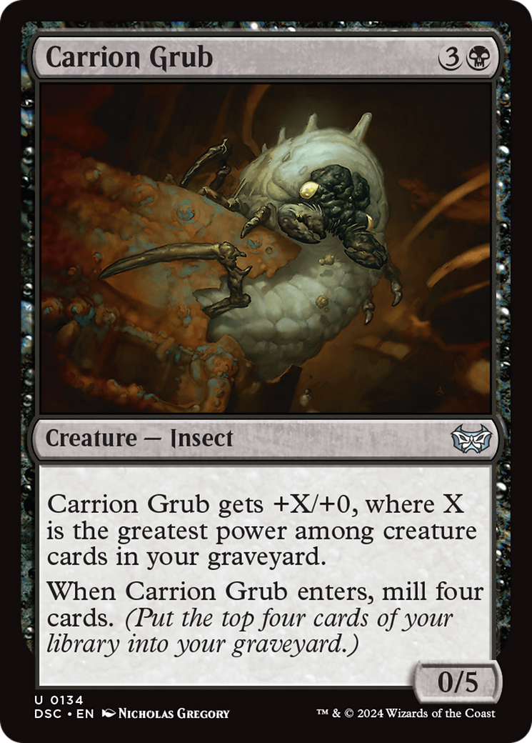 Carrion Grub [Duskmourn: House of Horror Commander] MTG Single Magic: The Gathering | Red Claw Gaming