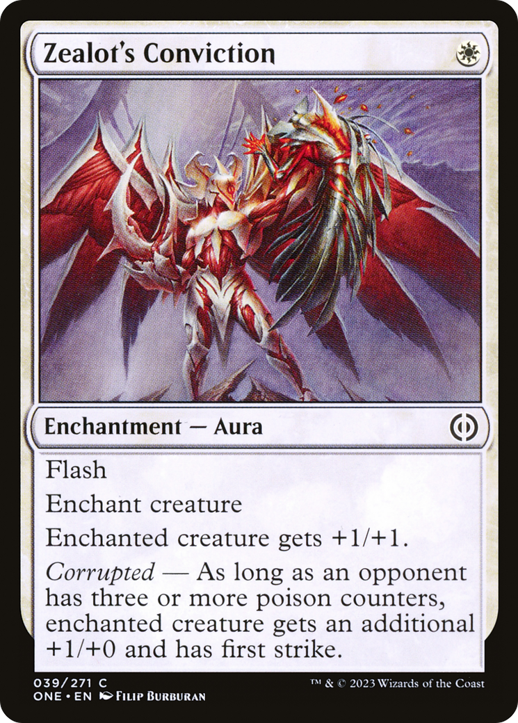 Zealot's Conviction [Phyrexia: All Will Be One] MTG Single Magic: The Gathering | Red Claw Gaming