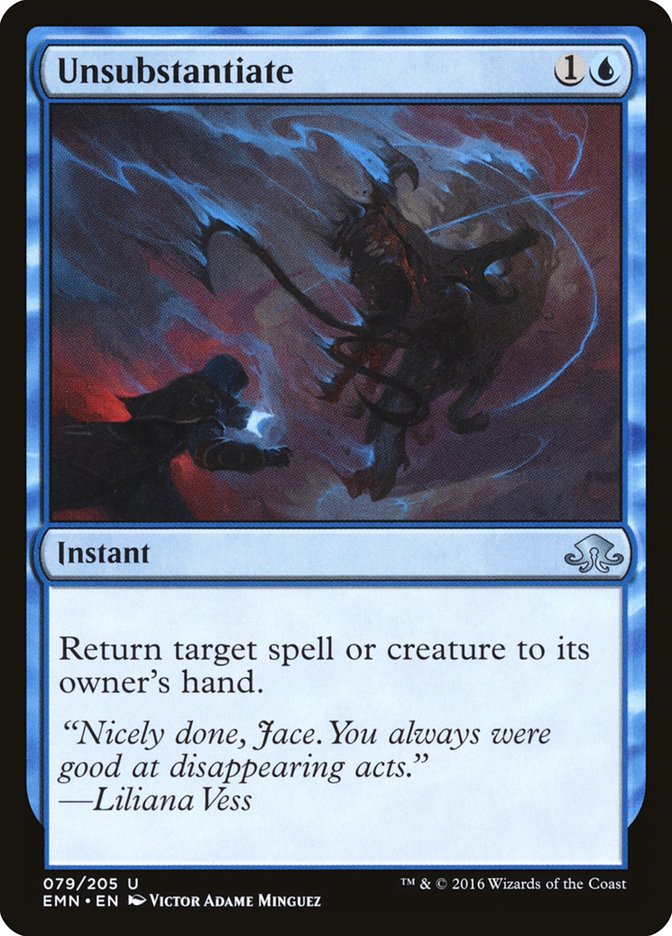 Unsubstantiate [Eldritch Moon] MTG Single Magic: The Gathering | Red Claw Gaming