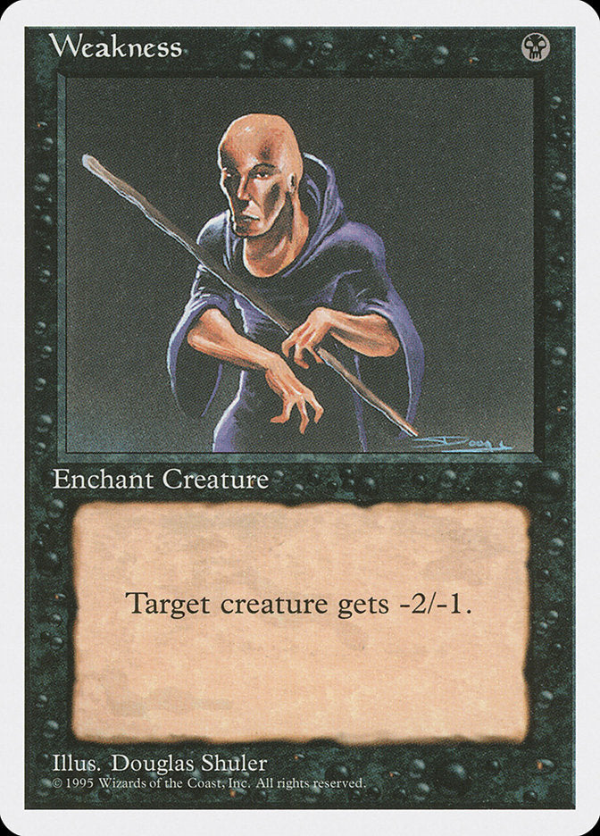 Weakness [Fourth Edition] MTG Single Magic: The Gathering | Red Claw Gaming