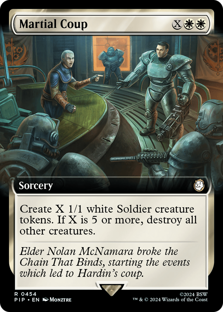 Martial Coup (Extended Art) [Fallout] MTG Single Magic: The Gathering | Red Claw Gaming