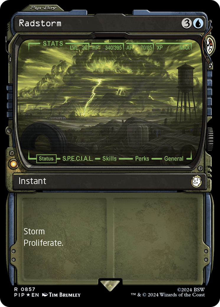 Radstorm (Showcase) (Surge Foil) [Fallout] MTG Single Magic: The Gathering | Red Claw Gaming