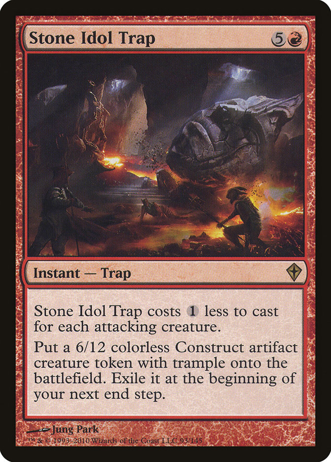 Stone Idol Trap [Worldwake] MTG Single Magic: The Gathering | Red Claw Gaming