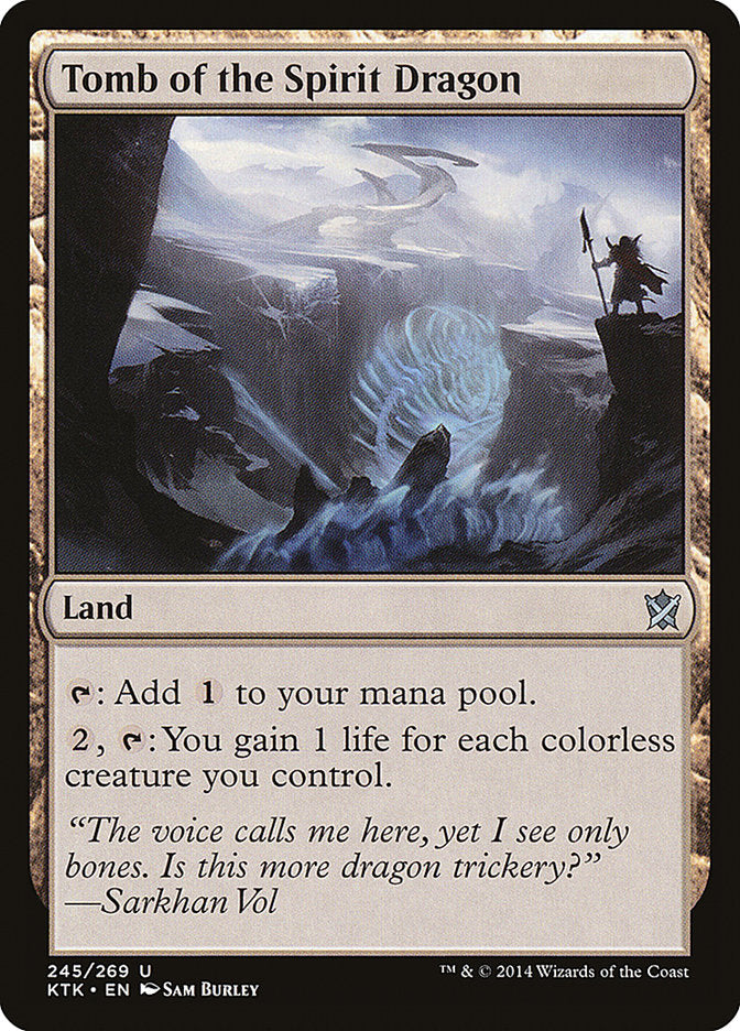 Tomb of the Spirit Dragon [Khans of Tarkir] MTG Single Magic: The Gathering | Red Claw Gaming
