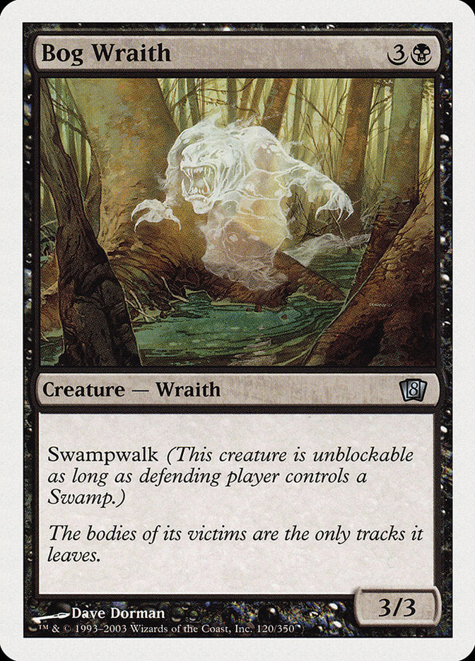 Bog Wraith [Eighth Edition] MTG Single Magic: The Gathering | Red Claw Gaming