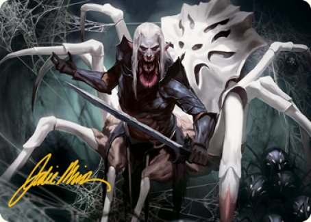 Drider Art Card (Gold-Stamped Signature) [Dungeons & Dragons: Adventures in the Forgotten Realms Art Series] MTG Single Magic: The Gathering | Red Claw Gaming