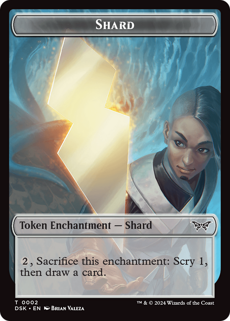 Shard // Treasure Double-Sided Token [Duskmourn: House of Horror Tokens] MTG Single Magic: The Gathering | Red Claw Gaming