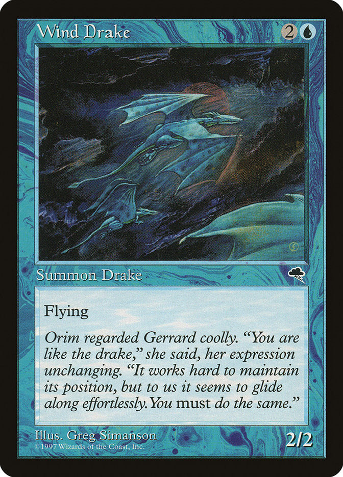 Wind Drake [Tempest] MTG Single Magic: The Gathering | Red Claw Gaming