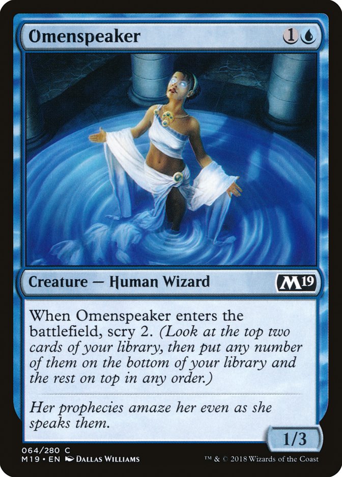 Omenspeaker [Core Set 2019] MTG Single Magic: The Gathering | Red Claw Gaming