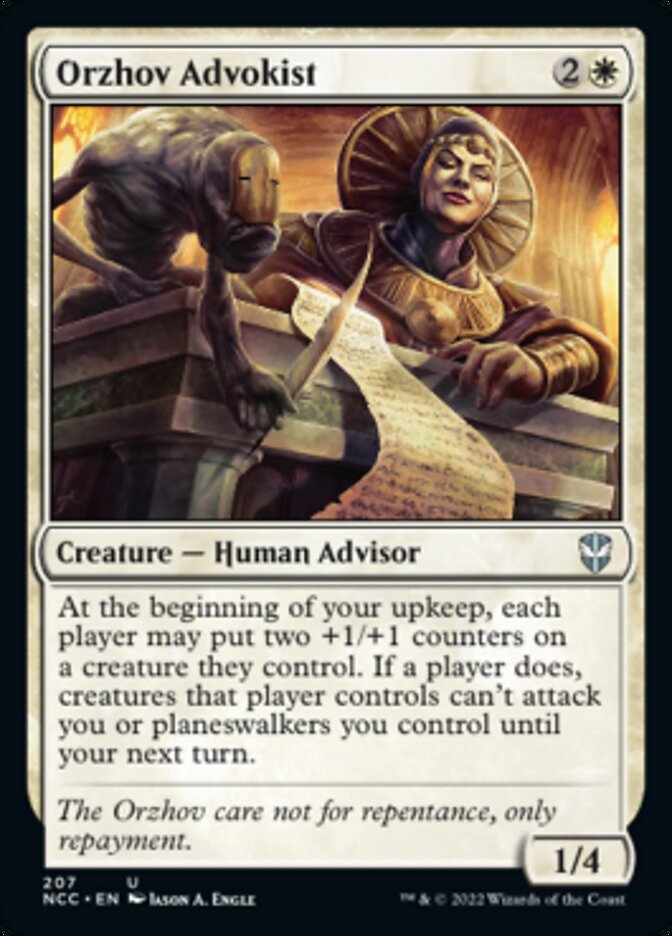 Orzhov Advokist [Streets of New Capenna Commander] MTG Single Magic: The Gathering | Red Claw Gaming