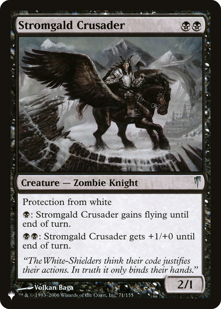 Stromgald Crusader [The List] MTG Single Magic: The Gathering | Red Claw Gaming